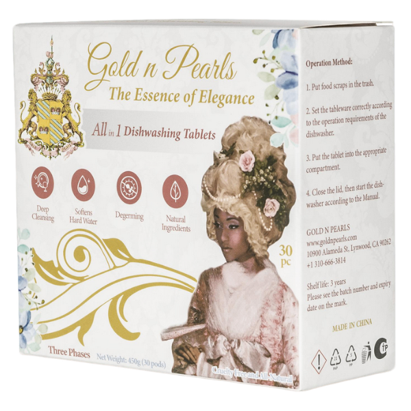 Gold n Pearl Dishwashing Tablet with Red Spot – (30 Tablets)
